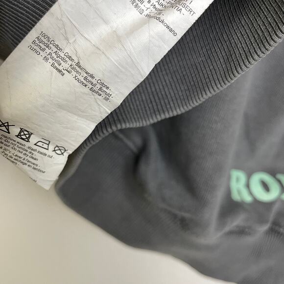 Revolve Rollas X MTV Hoodie Sweatshirt Small Washed Gray Graphic French Terry - Picture 10 of 10